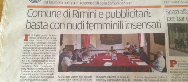 comune di rimini e pubblicità