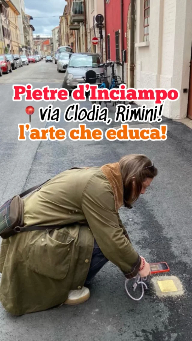 Pietre d’inciampo dall’Europa a Rimini!
.
❤️ Piccole pietre quadrate ricoperte d’ottone, queste sono le pietre d’inciampo e il progetto è del 1992, nato in Germani a Colonia, da un artista tedesco.
.
👏 Ad oggi sono oltre 100mila le pietre d’inciampo nel mondo, si trovano in tantissime città europee e oltre 2000 sono in Italia, a Roma ad esempio sono centinaia.
.
📍Le pietre sono installate davanti alle ultime abitazioni delle vittime del regime nazista, per ricordare il loro nome e la loro storia.
.
➡️ A Rimini, in via Clodia 30, è stata collocata la pietra d’inciampo dicata al ricordo del ferroviere riminese Walter Ghelfi catturato il 16 aprile del 1944 e fucilato a Fossoli il 12 luglio dello stesso anno accusato di essersi opposto al regime nazifascista.
.
‼️ Per evitare che la storia venga dimenticata o ignorata, l’arte diviene un’importante strumento di educazione per le giovani generazioni e non solo. 
.
E tu le conoscevi le pietre d’inciampo? 
Dove le hai viste la prima volta? 
👍 Scrivilo nei commenti.
.
#pietredinciampo #rimini #walterghelfi #arte #lastoriasiamonoi #inemiliaromagna #artista #GunterDemnig #artist #stolpersteine #anpi