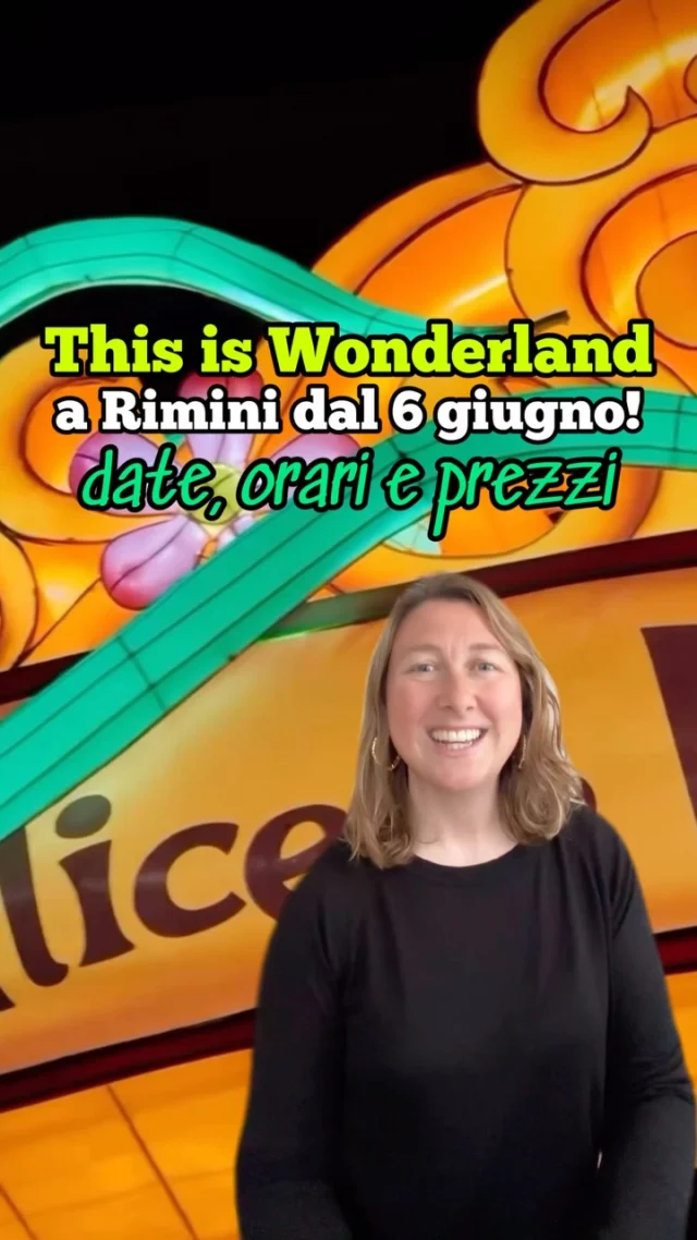 This is Wonderland, il parco delle fiabe, arriva a Rimini dal 6 giugno! . ☺️ Quando: dal 6 giugno al 5 ottobre 2025, tutti i giorni dalle 18 a mezzanotte! . 📍Dove: a Miramare di Rimini, zona Marano, in Via Cavalieri di Vittorio Veneto 9 . 💫 This is Wonderland è un percorso magico di 40.000 m² tra installazioni luminose, scenografie artistiche, spettacoli teatrali dal vivo, musica originale (oltre 60 tracce!) e un’area food completamente tematizzata. . 🎫 I biglietti sono già disponibili sul sito ufficiale, con prezzi a partire da 12€ e promozioni dedicate alle famiglie e ai gruppi. . ➡️ Segui il profilo Instagram di This is Wonderland per restare aggiornato… e dimmi nei commenti: tu ci andrai? . *le immagini si riferiscono a This is Wonderland di Roma e Napoli. . #eventirimini #thisiswonderland #alice #rimini #cosafarearimini #adv #thisiswonderlanditaly