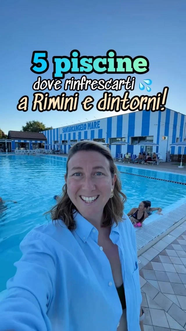 5 piscine dove rinfrescarsi in estate a Rimini e dintorni 💦
.
🌊 Santarcangelo Mare, il mare in città, perfetto per adulti e bambini, si può anche rimanere a cena mangiando una buona pizza e in piscina nel dopo cena.
.
🌱B&b Verde Olivo, nel cuore di Coriano non è una piscina aperta a tutti, ma ad uso esclusivo degli ospiti del b&b, ma è talmente carina che vale la pena prenotare anche la notte.
.
🤩 La Pedrosa a Montefiore Conca, ristorante e piscina, in estate la formula aperitivo va fortissima, la cucina è ottima comunque la preferiate e la vista impagabile. Solo adulti.
.
🩷 Freelandia Agriturismo con piscina a Montescudo, parco ludico didattico con laboratori per i bambini. Un posto dove rimanere tutto il giorno, c’è sempre qualcosa da fare.
.
✌️Infine il Castello di Granarola un relais con le sue piscine, un rifugio di pace solo per adulti, piscina aperta con pochi posti anche per esterni. La chicca? Fai un salto al Circolo delle Bocce!
.
➡️ Ti ho presentato 5 posti, diversi tra loro, quale ti incuriosisce di più? Dimmelo nei commenti! 
.
Piscine a Rimini
Piscine in estate
Estate a Rimini
#estate #rimini #estatearimini #piscine #piscinerimini #agriturismiestate #rinfrescarsicosì #rinfrescarsialmare #mare #riviera #entroterra